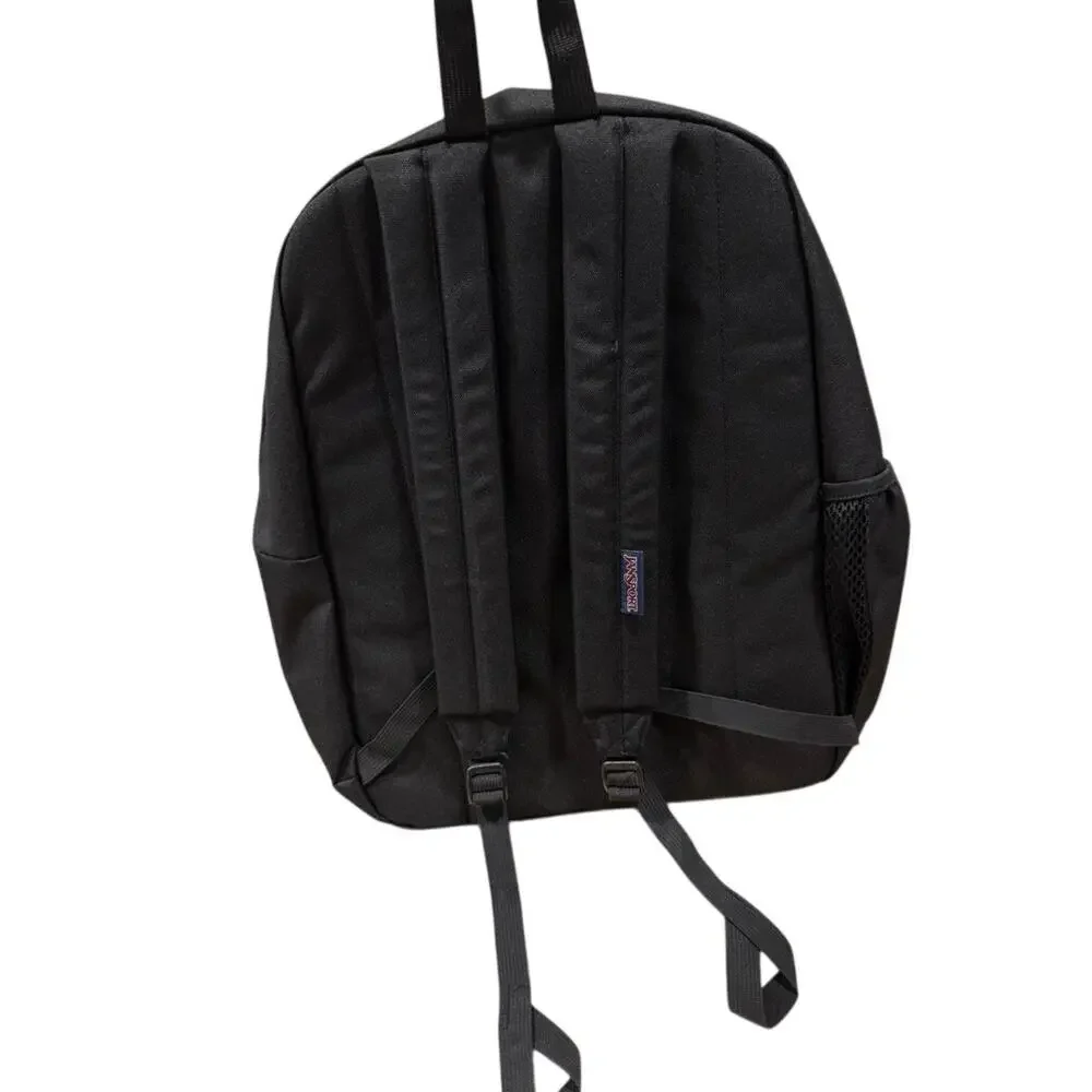 Jansport Cross Town Plus Black Backpack Unisex New with Tag